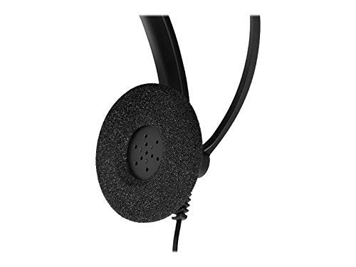 Sennheiser SC 60 USB ML (504547) - Double-Sided Business Headset | For Skype for Business | with HD Sound, Noise-Cancelling Microphone, & USB Connector (Black) (Renewed)