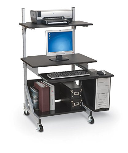 Balt 42551 Alekto Industrial Sit & Stand Workstation, 27.5" - 52.5"H x 30"W x 24"D