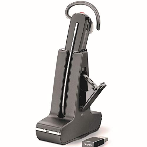 Plantronics Poly Savi 8245 UC Wireless Headset, Convertible - Unlimited Talk Time