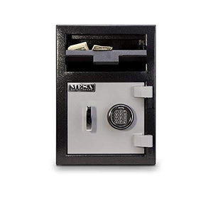 Mesa Safe Company Model MFL2014E Depository Safe with Electronic Lock, Two Tone Gray