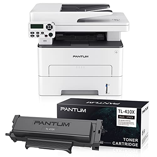 Pantum M7102DW Lasdr Printer Scanner Copier 3 in 1, Wireless and Auto Duplex Printing, with 1 Pack TL-410X 6000 Pages Yield Toner Cartridge