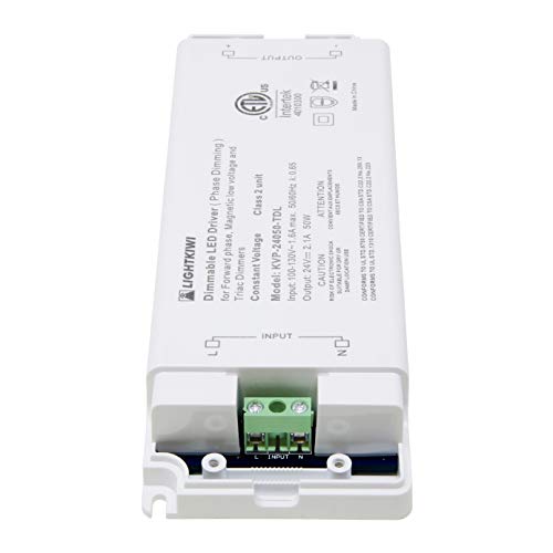Lightkiwi V6699 Dunn 12 Inch Warm White Modular LED Under Cabinet Lighting - Hardwire Kit (6 Panel)