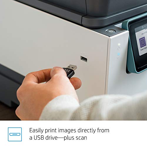 HP OfficeJet Pro 8035 All-in-One Wireless Printer - Includes 8 Months of Ink, HP Instant Ink, Works with Alexa - Oasis (3UC66A)