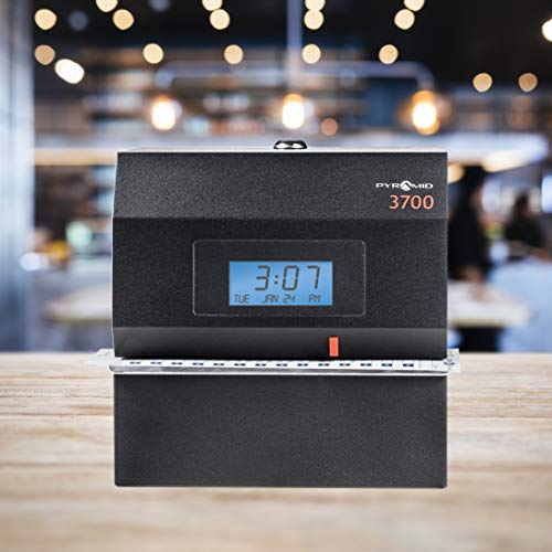 Pyramid 3700 Heavy Duty Steel Time Clock and Document Stamp - Made in the USA