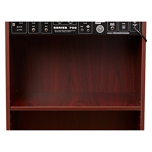 Oklahoma Sound 711-MY Prestige Floor Sound Lectern, 22" Width x 47" Height x 18" Depth, Mahogany