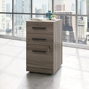 Sauder OfficeWorks Affirm Mobile File Cabinet, Hudson Elm Finish, L: 15.55" x W: 19.45" x H: 28.43