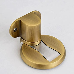 None Copper Magnetic Door Stop Adjustable Invisible Door Hardware (Color: B)