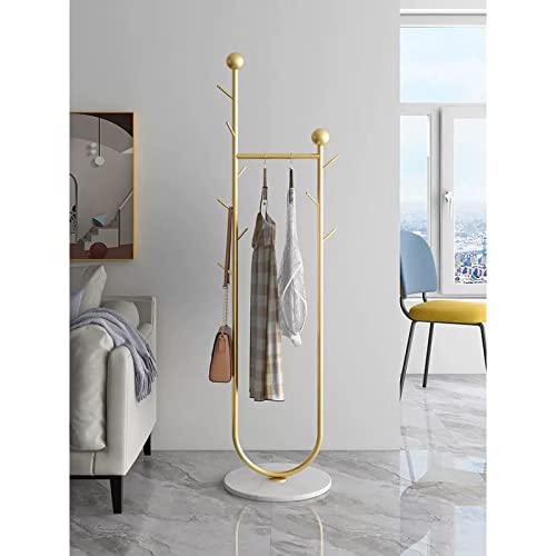 BinOxy Free Standing Coat Rack - Multifunctional Bedroom and Living Room Storage Shelf