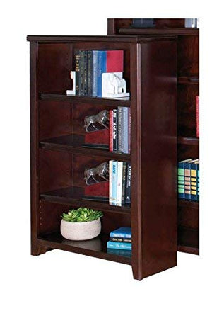 Martin Furniture Tribeca Loft Cherry 48" Bookcase - Fully Assembled