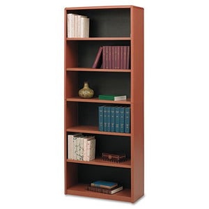 Safco Products 7174CY ValueMate Economy Bookcase, 6-Shelf, Cherry