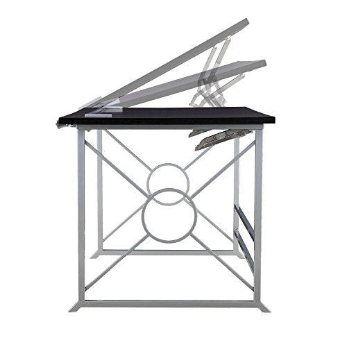 Adjustable Drafting Writing Table - Tilt Top Drawing Desk - 19 Height Variations