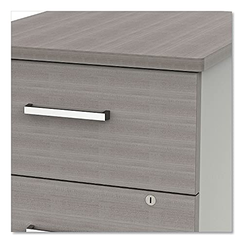 Linea Italia Urban Mobile File Pedestal, 2-Drawer Box/File, Ash Legal/A4 - Left/Right