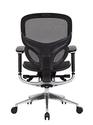 Boss Office Products B6888-BK Multi-Function Mesh Chair in Black