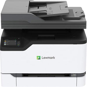 Lexmark MC3426adw Color Laser Multifunction Product with Print, Copy, Fax, Scan and Wireless Capabilities, Plus Full-Spectrum Security and Print Speed up to 26 ppm (40N9360), White, Small