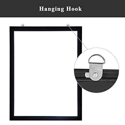 Spolehli Led Movie Poster Frame 27" x 40" Photo Frame LED Light Box Display Sign Holder in Black, Wall Mounting, Aluminum Profile, Magnetic Frame for Movie Poster Advertising Display