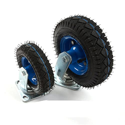 TekniS 8-Piece Universal Wheel Casters - Small, Labor-Saving, Anti-Rust, Wear-Resistant - Ideal for Trolleys, Furniture, Shelves, Workbenches