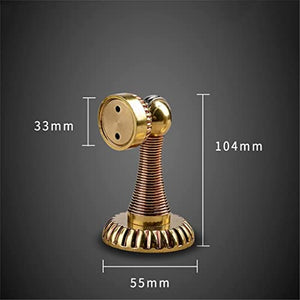 None Copper Door Stopper Furniture Hardware Anti-Collision Wall Suction (Color: C) (Color: A) (B)