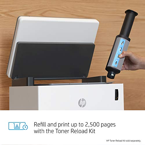 HP Neverstop All-in-One Laser Printer 1202w | Wireless Laser with Cartridge-Free Monochrome-Toner-Tank (5HG92A)