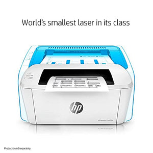 HP Laserjet Pro M15w D Print Only Wireless Monochrome Laser Printer for Home Business Office, White - 19 ppm, 600 x 600 dpi, 8.5" x 11" Letter, 150-sheet Capacity, Compatible with Alexa