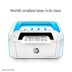 HP Laserjet Pro M15wB Print Only Wireless Monochrome Laser Printer for Business Office, 19 ppm, 600 x 600 dpi, 8.5" x 11" Letter, 150-sheet Capacity, Compatible with Alexa