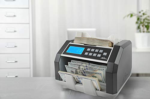 Royal Sovereign High Speed Bill Counter with UV, MG, IR Counterfeit Bill Detector & Front Loader (RBC-ED200)