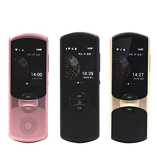 Language Translator Device Instant Translation in 59 Languages - Pink/Black