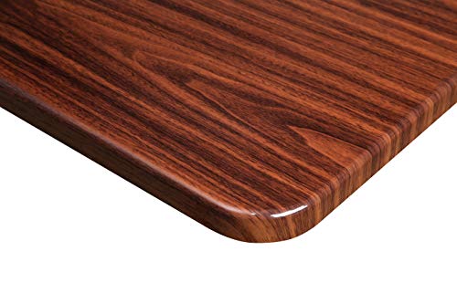 ApexDesk FX60ENW Flex Series 60" Electric Height Adjustable Standing Desk w/, Memory Preset Controller, English Walnut Top and Black Frame