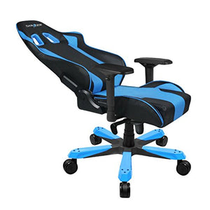 DXRacer OH/KS06/NB King Series Black and Blue Gaming Chair - Includes 2 Free Cushions
