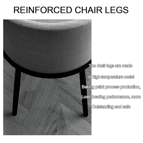BYJSJY Round Dining Table Set with 4 Chairs 80cm, Color: A2