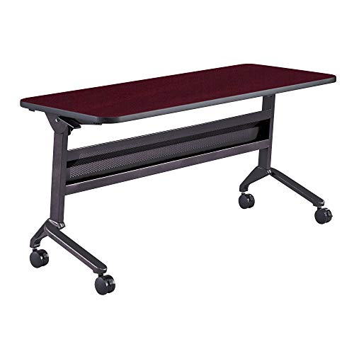 Safco Products Flip-N-Go Training Table, Regal Mahogany