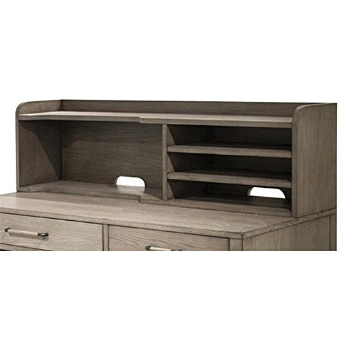 Riverside Furniture Vogue 48" Hutch in Gray Wash
