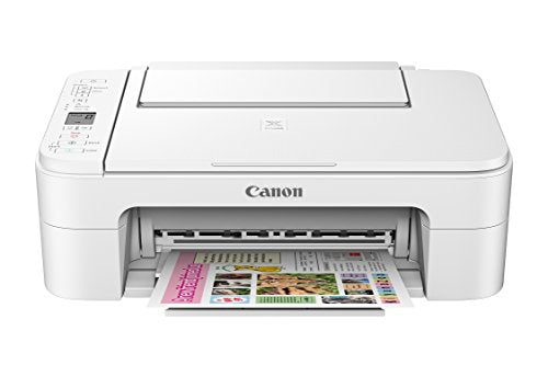 Canon TS3120 Wireless All-In-One Printer, White,21.8 x 17.2 x 8.4
