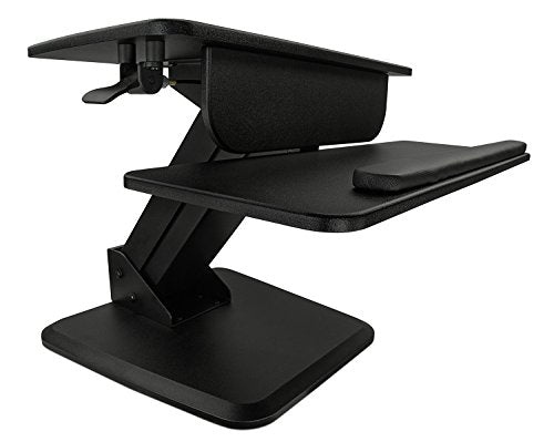 Mount-It! Sit-Stand Converter for Laptop, Desktop, Monitor, Ergonomic Free Standing Desk, Black (MI-7910)