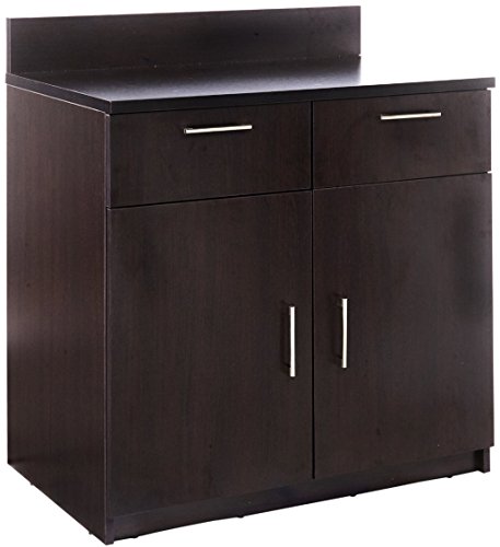 Breaktime 1 Piece Group Model 2091 Break Room Lunch Room Cabinet"Ready-To-Install/Ready-To-Use", Color Espresso