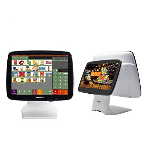 ZHONGJI Retail Point of Sale System Touch POS Cash Register with Software,Thermal Printer,Cash Drawer,Scanner Optional SET02