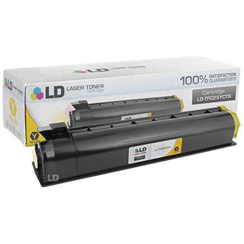 LD Compatible Toner Cartridge Replacement for Toshiba T-FC25 (2 Black, 1 Cyan, 1 Magenta, 1 Yellow, 5-Pack)