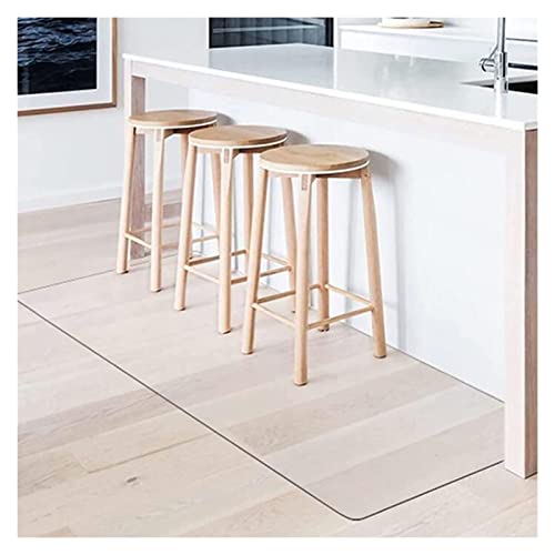YUYI Clear PVC Desk Chair Mat 1.5mm - Floor Protector Waterproof Non-slip Mat