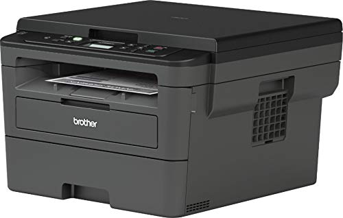 Brother HL-L2390DB Compact Monochrome Laser Wireless All-in-One Printer for Business Office - Flatbed Print Copy Scan - 32 ppm, Duplex Two-Sided Print, 250-Sheet, Tillsiy USB Printer Cable