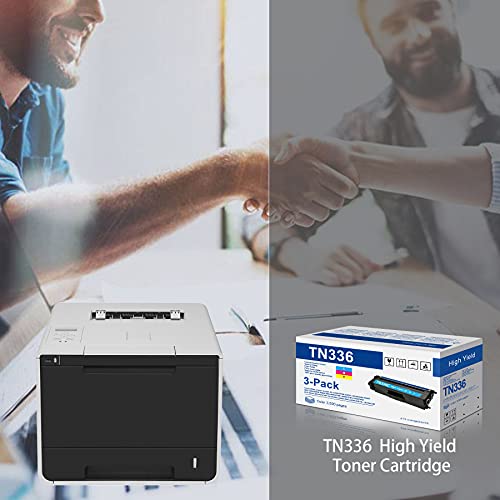 Compatible 6-Pack(2C+2M+2Y) TN336 Toner Cartridge Replacement for Brother TN336 TN-336 HL-L8350CDW HL-L8250CDN HL-L8350CDWT MFC-L8850CDW MFC-L8600CDW Printer