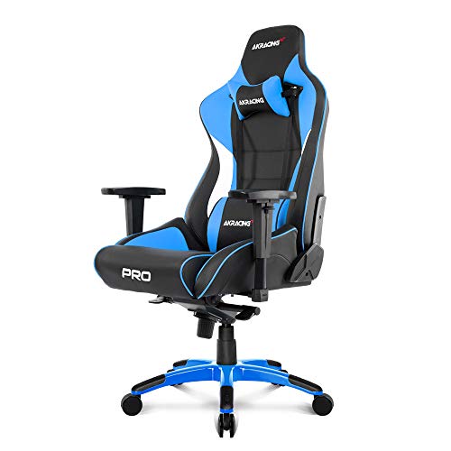 AKRacing Masters Series Pro Luxury XL Gaming Chair with High Backrest, Recliner, Swivel, Tilt, 4D Armrests, Rocker & Seat Height Adjustment Mechanisms, 5/10 Warranty
