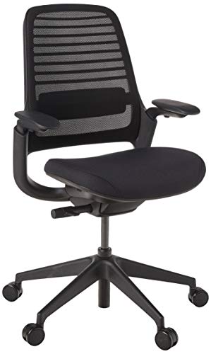 Steelcase Series 1 Office Chair with Carpet Casters in Black