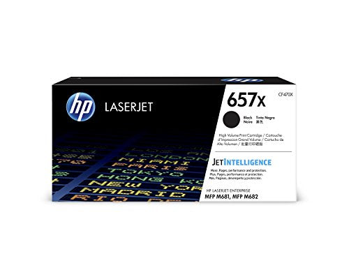 HP 657X (CF470X) Black High Yield Toner Cartridge for HP Color LaserJet Enterprise M681 M682