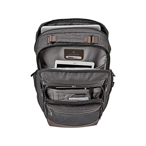 Victorinox Architecture Urban Rath Laptop Backpack, Grey/Brown, 18.1-inch