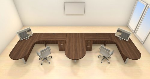 UTM Furniture Modern Executive Office Workstation Desk Set