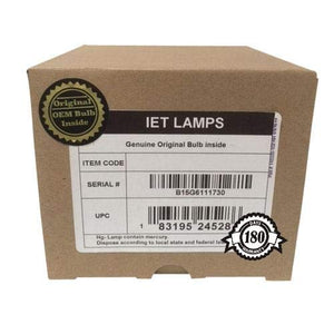 IET Lamps Genuine OEM Replacement Lamp for Vivitek D5190HD, D5380U Projector - One Year Warranty (Power by Osram)