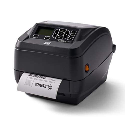 Zebra ZD500t Thermal Transfer Desktop Printer 300 dpi Print Width 4 in WiFi Ethernet Parallel Serial USB ZD50043-T01A00FZ