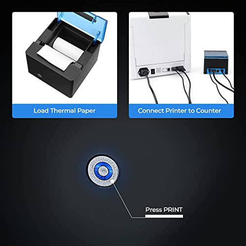 Printer and IMC08 Money Counter Machine Mixed Denomination