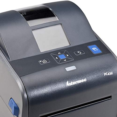 Honeywell PC43d Desktop Direct Thermal Label Printer with LCD Display and USB