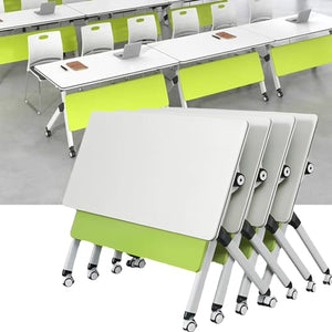 Ysjndasm Modern Office Folding Conference Training Table - 4 Pack