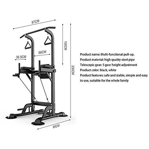 SJNQJJ Pull Ups Strength Training Dip Stands, Workout Dip Station for Home Gym Strength Training Fitness Equipment